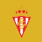 sporting-gijon-club-symbol-logo-la-liga-spain-football-abstract-design-illustration-with-yellow-background-free-vector